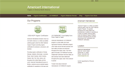 Desktop Screenshot of americertorganic.com