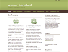 Tablet Screenshot of americertorganic.com